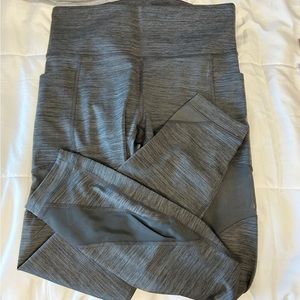 Medium Grey Member's Mark Compression Ankle Leggings